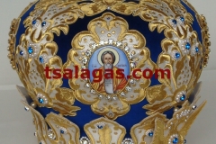 Mitre velvet blue 2
