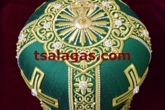 silk green mitre 5