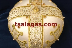 silk white mitre 6
